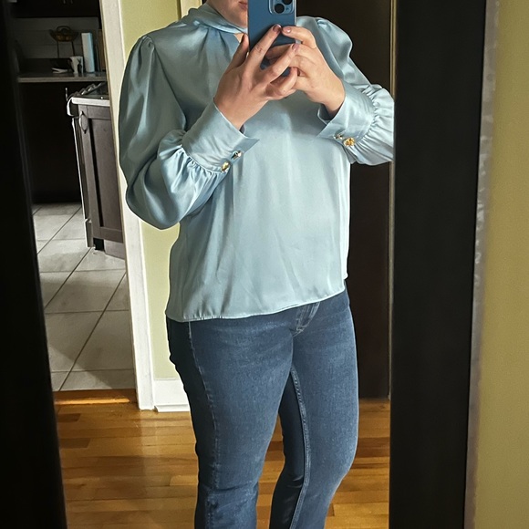 Zara satin-type top - US XL - Picture 1 of 5